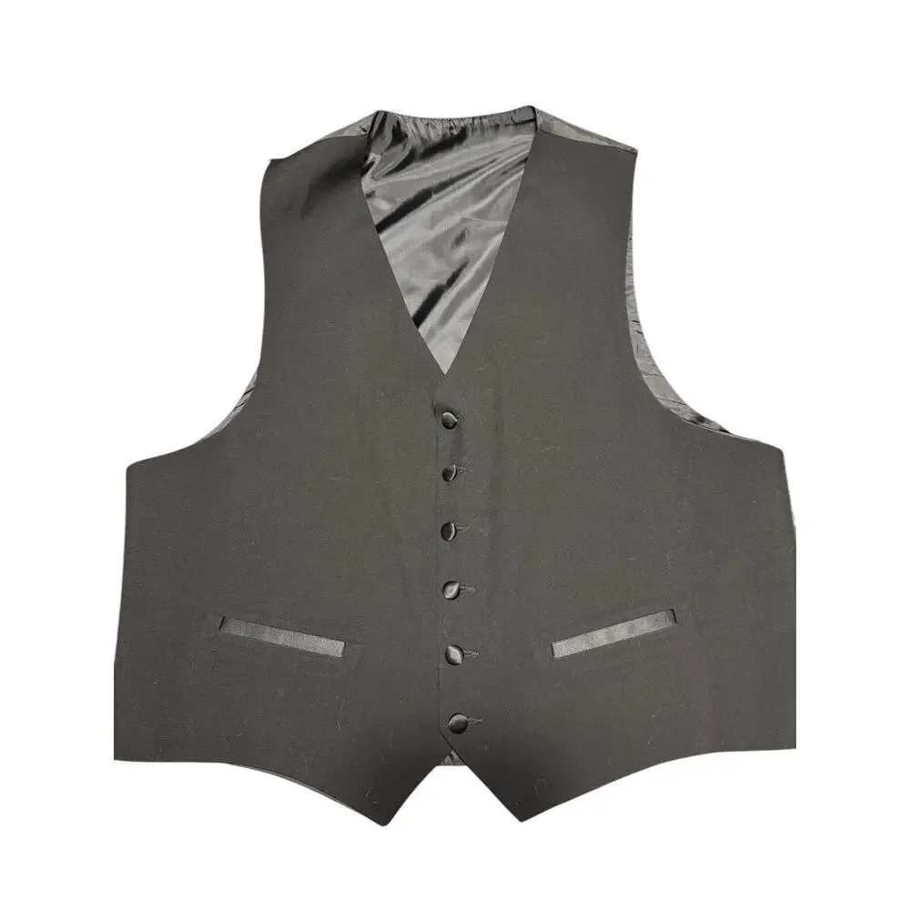 Stafford Tuxedo 4 Piece Jacket, Pants, Vest & Bun 42 Reg Pants 34 X 30